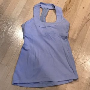 Purplish blue lulu lemon workout top